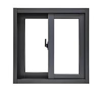 Custom Replacement Sliding Windows for Homes - Tempered Glass & Screen Aluminum Shed Windows Clear for Basement Garage Sunroom Rooftent Bathroom