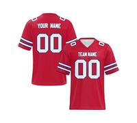 Custom Replica Football Jersey Printed,Personalized Football Jersey Gift with Name Number S-7XL Men Women Youth Kids