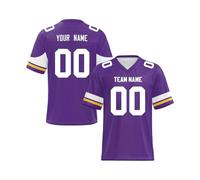 Custom Replica Football Jersey Printed,Personalized Football Jersey Gift with Name Number S-7XL Men Women Youth Kids