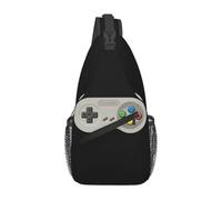 Custom Retro Video Game Controller Sling Bag Men Cool Gamer Gift Shoulder Chest Crossbody Backpack Travel Hiking Daypack
