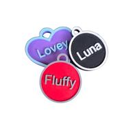 Custom RFID Cat Tag Compatible with SureFlap, SureFeed & Petsafe | Personalised Name Pet ID Tag