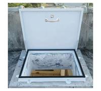 Custom Roof Hatch 22-38 Inch Ventilated Skylight for Easy Maintenance Ceiling Access Cover 35x35 Inch (88.9x88.9 cm) - Ideal Roof Vent Solution