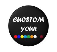 Custom Round Badge Pin, Personalized Bag Badge Pin Add Your Own Picture Text Logo Pinback Button Decoration Souvenir Presents for Team Party Competitions (20 PCS)