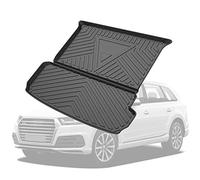 Custom Rubber Boot Liner Tray Mat for Audi Q7 2015-2023, Tailored Fit Car Rear Trunk Mat All Weather Boot Mats Waterproof Anti-slip Protector Guard Tray