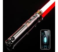 CUSTOM SABER Sensitive Smooth Swing Xenopixel 3.0 Light Saber, 34 Set Sound Fonts, Motion Control, Infinite Color Changing, Customized Function, Revan Light Saber for Adults