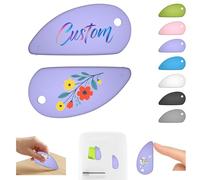 Custom Safety Box Cutter,10-300pcs Mini Ceramic Blade Cutter with Your Personalized Logo/Image/Text,Built-in Magnetic,Finger-Friendly,Keychain Box Opener for Daily Use,Branding,Promotion,Gift (Purple)