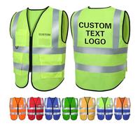 Custom Safety Vest for Men & Women Personalized for Construction, Police, Firefighters High Visibility Reflective Vest (XL)