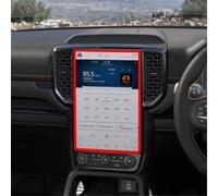 Custom Screen Protector for Ford Ranger 2022-2023 Tempered Glass 9H Car GPS Navigation Screen Protective Film Anti-Glare Anti-Scratch Glass