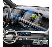 Custom Screen Protector for Kia EV9 2023-2024 Tempered Glass 9H Car GPS Navigation Screen Protective Film Anti-Glare Anti-Scratch Glass