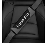 Custom Seat Belt Cover Pad & Cushion - Personalized Carbon Fiber Seatbelt Shoulder Strap Pad for Kids, Women & Adults - Seatbelt Pads Covers Universal Fit for Car, SUV & Truck
