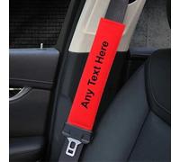 Custom Seat Belt Shoulder Pad - Personalised Seatbelt Cover, Soft Strap Cushion for Cars, Vans and Automotive Accessories