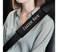 Custom Seatbelt Covers - Personalised Shoulder Strap Pad, Comfortable Seat Belt Cushion for Car, SUV and Truck