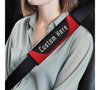 Custom Seatbelt Covers - Personalised Shoulder Strap Pad, Comfortable Seat Belt Cushion for Car, SUV and Truck