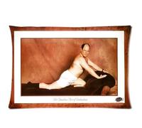 Custom Seinfeld George The Timeless Art of Seduction Rectangle Cotton&Polyester Pillow Cases Pillowcases Standard Size (20*30) (Twin sides)