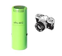 Custom Self Inking Camera Stamp - Personalized Rubber Stamp for Crafts & Photography