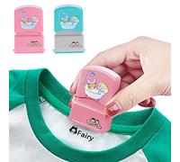 Custom Self-Inking Name Stamp DIY for Kids Student Name Clothes Chapter Personalized Not Easy to Fade Child's Name Sticker - Can Choose Gender and Color
