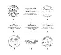Custom Self Inking Return Address Stamp, Make Return Addressing Easy - Up to 18 Designs - 15 Color Choices