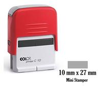 Custom Self Inking Rubber Stamp COLOP Mini Stamper 1 Word- 10mm x 27mm