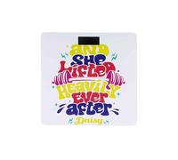 Custom She Lifted Heavily Ever After Electronic Scale with Name for Body Weight Personalized Scale for Home Lighted LED Display Home Bedroom Scale Easy Read Christmas Birthday Gifts Gifts for Women