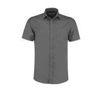 Custom Short Sleeve Poplin Shirt Kustom Kit Gris 2XL