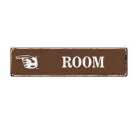 Custom Sign, Customize Road Sign, Room Directional Gifts, 4 x 16 Inch, Weather-Proof, Choose Color And Personalized With Your Text, Decor For Outdoor, Porch, Terrace, 10x40cm, More Sizes by Choosing
