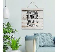 Custom Sign If You Sprinkle When You Tinkle Be A Sweetie And Wipe The Seatie 30x30cm Bathroom Wall Decor Sign Wooden Sign Rustic Farmhouse Wall Art Sign Vintage Wood Decoration for Home Laundry Room
