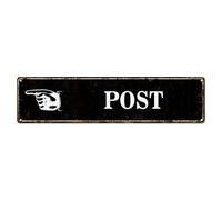 Custom Sign, Personalized Road Signs, Post Directional Gifts, 4 x 16 Inch, Indoor Outdoor Use, Choose Color And Customize With Your Text, Decor For Outdoor, Living Room, Bathroom, 10x40cm