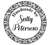 Custom Signature Stamp, Handcraft Stamp, Business Name Stamp, Handmade with Love Stamp, Handmade by Stamp, Personalized Name Stamp, self Inking Stamp 1.5"