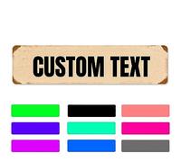 Custom Signs,Personalized Metal Signs for Office, Business,Workplace,Home,Yard, Upload Images or Text-16x6Inch