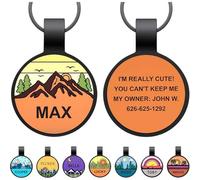 Custom Silent Silicone Dog Tags - Stop The Noise! Personalized, Waterproof, 2025 Fade-Proof Pet ID Tag for a Quiet, Durable Collar Solution, Customizable Designs