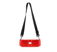 Custom Silicone Case for Beats Pill 2024 Shockproof and Convenient for Traveling (Red)