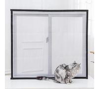 Custom Size Balcony Cat Safety Net, Anti-Mosquito Insect Fly Screen Cats Window Protection, Self-Adhesive Window Insect Netting Keep Bugs Out Easy Installation