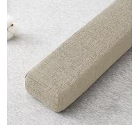 Custom Size Bed Gap Filler Bed Extender, Bed Rail Headboard Bolster Armrest Pillow Cushion Mattress Connector Close The Gap for Single/Twin/Queen/King Bed,220 * 3 * 15cm,Beige