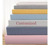Custom Size Bed Gap Filler, Mattress Gap Filler King for Headboard, Mattress Extender for Twin Queen Full Double Bed, Close The Gap Between Bed and Wall Side with Removable Cover (Linen)