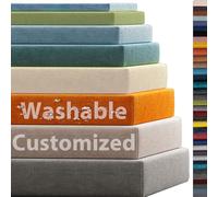 Custom Size Bench Cushion, Waterproof Bay Window Seat Cushion, Non-Slip Washable Sofa Replacement Cushion, Breathable Furniture Cushions For Sofa Chaise Longue Or Outdoor Patio Garden Swing Chair