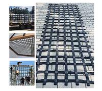 Custom Size Climbing Net - 2x Playground Rope Netting for Tree House Swing Set Rock Wall Obstacle Course for Kids - Safe Climbing Play Area & Design