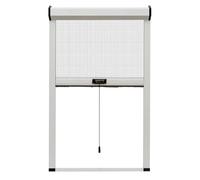 Custom Size DIY Roller Window Screen - Aluminum Frame, Discreet Pull-Down Design, Fine Mesh - Fits Sliding Casement Windows(55x90cm/21.6x35.4in)