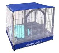 Custom Size Dog Cage Cover Mesh Pet Standard Crate Breathable Mosquito Net (Custom Size)