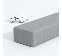 Custom Size Long Bed Gap Filler, Close the Gap Between Headboard Wall or Foot Board for Single/Double/King Bed, Rectangle Mattress Support Bolster Thick Armrest Pillow