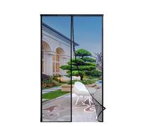 Custom Size Magnetic Fly Screen Door, Anti Mosquito Fresh Air Heavy Duty Bug Mesh Curtain with Self Sealing Magnets, Keep Bugs Out for French Doors/Sliding Glass Doors/Patio Doors