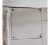 Custom Size Stainless Steel Drain Covers - Invisible Decorative Manhole Covers for Outdoor Rainwater Drainage Septic Tank Lids (650mm x 650mm / 25.6in x 25.6in)