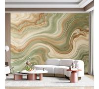 Custom Size Wall Mural Agate Stone Swirl Pattern Gold Veins Abstract Marble Modern Textured SelfAdhesive Wall Fabric Removable for Home Office Decor