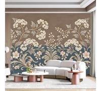 Custom Size Wall Mural Botanical Floral Ornate Scrollwork European Classic Watercolor SelfAdhesive Wall Fabric Removable for Home Office Decor