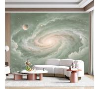 Custom Size Wall Mural Cosmic Galaxy Space Nebula Swirl Planetary View SelfAdhesive Wall Fabric Removable for Home Office Decor