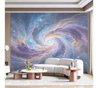 Custom Size Wall Mural Cosmic Swirl Galaxy Nebula Starry Sky Abstract Space Painting SelfAdhesive Wall Fabric Removable for Home Office Decor