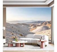 Custom Size Wall Mural Desert Mountain Landscape Golden Sunset Minimalist Natural Scenery SelfAdhesive Wall Fabric Removable for Home Office Decor