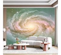 Custom Size Wall Mural Nebula Space Swirling Galaxy Cosmic Stars Sky Abstract Oil Painting SelfAdhesive Wall Fabric Removable for Home Office Decor