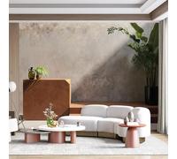 Custom Size Wall Mural Textured Concrete Industrial Loft Effect Botanical Plant Decorative Self-Adhesive Wall Fabric Removable Wallpaper for Home Office Decor