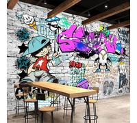 Custom Size Wall Murals，Trend Street Art Graffiti，Removable Peel and Stick Self-Adhesive Wall Murals Large Photo Wallpaper