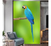 Custom Size Wall Murals,Tropical Colorful Parrots on Tree Branch Exotic Jungle Wildlife Photography,SelfAdhesive Wall Fabric(NO PVC) Removable Wallpaper for Living Room,Bedroom